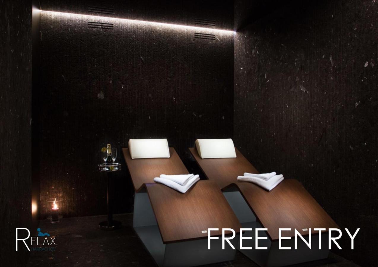 Relax Harrachov Apartments - Free Wellness Grotta Spa المظهر الخارجي الصورة